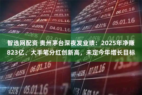 智选网配资 贵州茅台深夜发业绩：2025年净赚823亿、大手笔分红创新高，未定今年增长目标